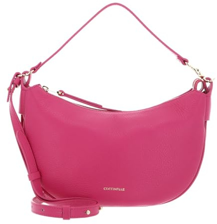 Coccinelle Pelle cartella borsa a tracolla C-Easy Handle Bag New Fucsia viola