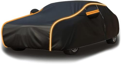 VLLTWLPOV Autoabdeckung für Lada XCODE Niva, wasserdicht, für jedes Wetter, vollständiger Außenschutz für Regen, Sonne, UV-Schutz, schneefest(E,Niva)