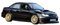 Metall-Automodelle bausatz 1 24 Für Subaru Impreza WRX STI Miniatur Auto Modell Maßstab Modell Fahrzeug Sammlung Für Wohndekorationen(Rot)