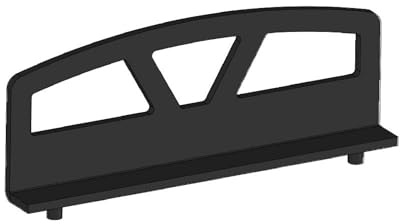 Kaminrost/Stehrost 270 x 110 x 8 mm passend für Wamsler** Kaminöfen inkl. Modellübersicht - Ascherost Kamin aus massivem Stahl - Feuerrost feuerfest & hitzebeständig