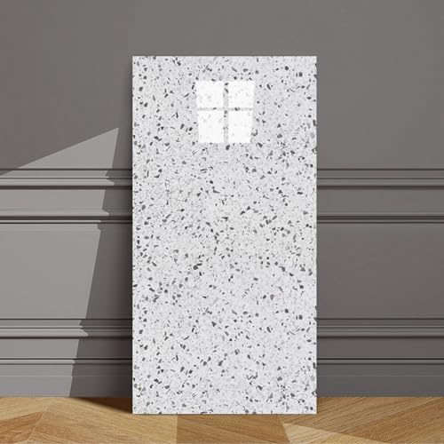 JUXDZISHW U,10x Fliesenaufkleber Marmor grau - 60 x 30 cm - Selbstklebende Fliesen 10 Stück - Klebefliesen für Küchenrückwand - Wandpaneele Küche Wanddeko Schlafzimmer Wohnzimmer