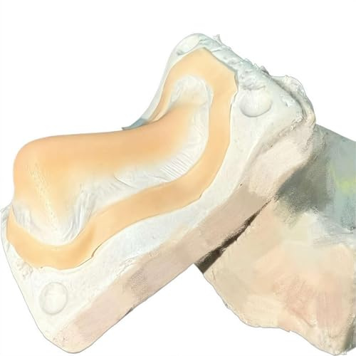 Faux nez en silicone protéiné pour le maquillage quotidien, le cosplay, la photographie – Sans danger pour la peau, sculptant le nez confortable (Style A)