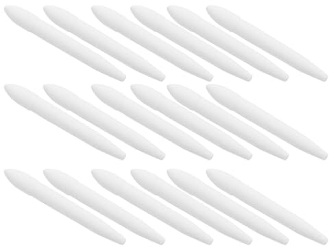 Genérico 20 Unidades 20 Puntas de Repuesto para Rotuladores Acrílicos Permanentes de 5 Mm, Punta Redonda de Fibra Plástica, Accesorio para Marcadores de Pintura y Dibujo Artístico, Pack