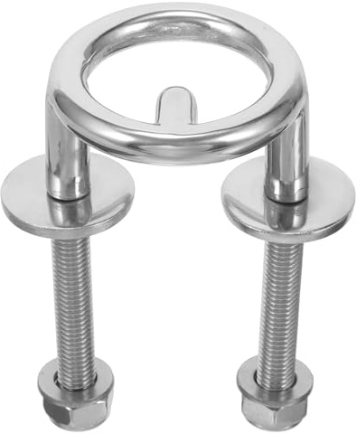 IMIKEYA Wasserski Zugring aus Edelstahl 62mm für Boote und Schleppseile