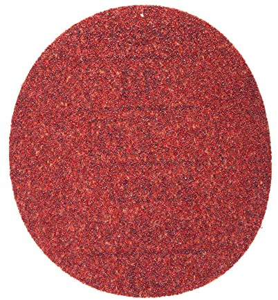 3M Hookit Red Abrasive Sanding Discs, 01262, No Hole, 6 in, 40+ Grade, Pack of 25 Discs, for Auto Sanding, Primer Sanding, E-Coat Sanding