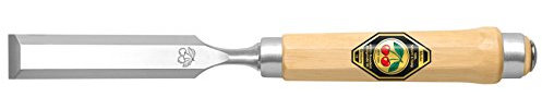 Kirschen 1002045 Ciseaux à bois avec manche en Charme octogonal, Beige/Argent, 45 mm