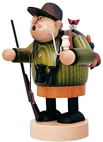 Unbekannt KWO Räuchermann Erzgebirge Jäger 19cm