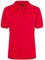 James & Nicholson Damenpolo Classic - Piqué-Poloshirt mit gestrickten Bündchen | Farbe: red | Grösse: XXL