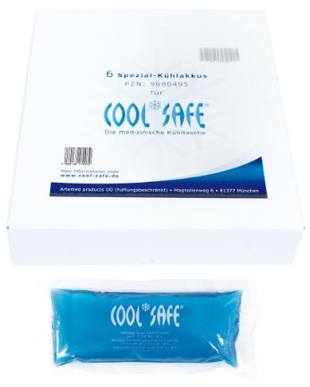 Cool Safe 9080495 Kühlakku-Set, 6 Akkus