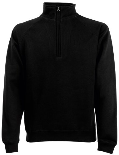 Fruit of the Loom Mens Zip Neck Sweatshirt