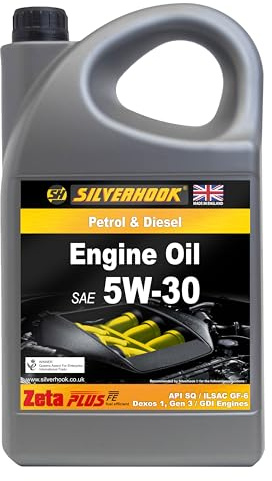 5W-30 Engine Oil API: SQ ILSAC GF-6 5 Litre