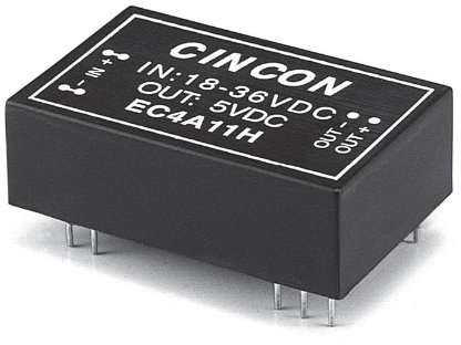 EC4A14H-E Converter: DC/DC 5/6W Uin: 18-36V Uout: 12VDC Uout2: -12VDC CINCON