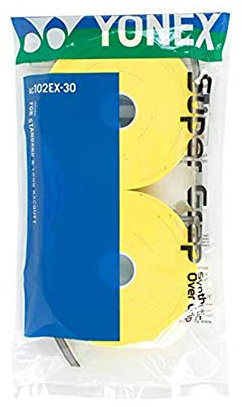 Yonex, Super Griffbänder, 30 Stück, Gelb
