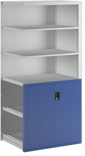 Lista | Schubladenregal | 3 Universal- | 2 Verstell- | 2 Auszugböden 75 kg | Anbaufeld