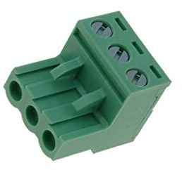5X 2EDGK-5.0-03P-14-00AH Klemmleiste abschaltbar 5mm Wege: 3 gerade Stecker weib