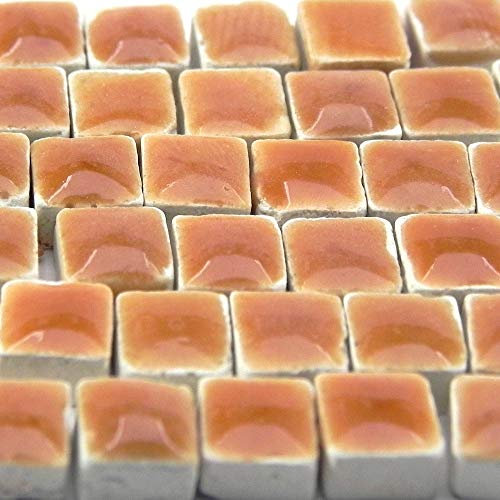Unbekannt Mosaik Mini 5mm Keramik, 500 Stück, Gelborange