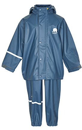 CeLaVi Zweiteiliger Regenanzug in Vielen Farben Veste Imperméable, Bleu (Blau), 68/74 (Taille Fabricant: 70) Bébé garçon