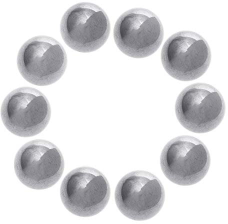 UEETEK 10 Stücke 15mm Durchmesser Kohlenstoffstahl Lagerkugeln Kugel Kugellager