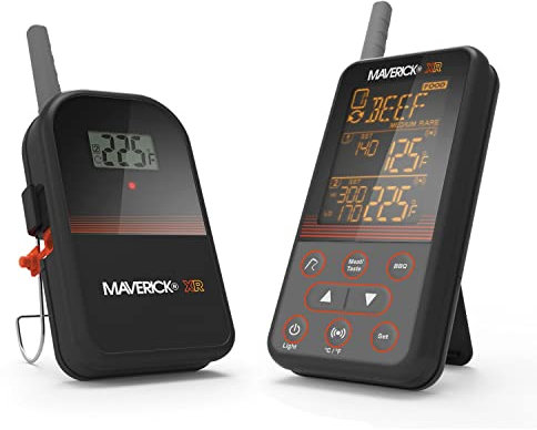 MAVERICK XR-40 Kabelloses digitales Sofort-Lesegerät für Küche, Grillen, Smoker, Grillsonde, Fleischthermometer, schwarz