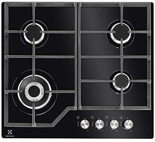 Electrolux EGM6343YAK plaque Noir Intégré Gaz 4 Cuisinière(s)