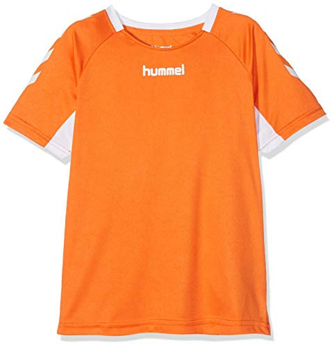 hummel Kinder Core Kids TEAM Jersey S/S Trikot, Orange (Mandarine), Gr. 164