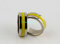 Magnetischer Ring, 2 Ringe Wizard PK (erhältlich bis 18,19,20 mm) / 2 Stück Wizard PK Ring Magnetic Ring (verfügbar ab 18,19,20 mm) – Magic Accessories (18 mm 2 Stück Yellow Stripe Wizard PK Ring)