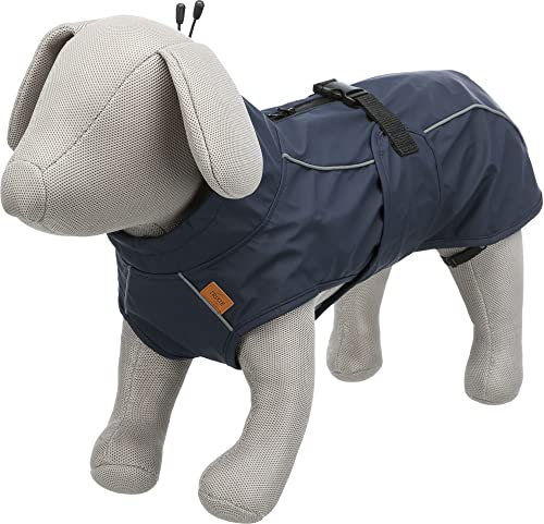 Trixie Be Nordic Regenjacke Husum Blau-45CM Hunde Regenmäntel, blau, M