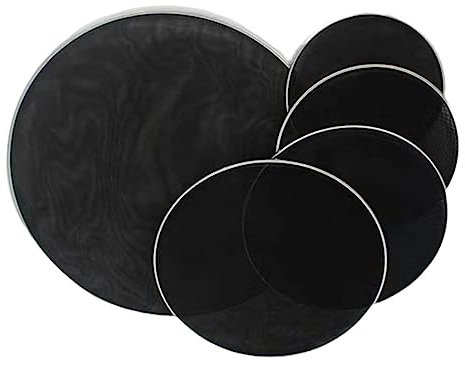 Harilla 5x Skin Double Mesh Skin Langlebige praktische Percussion-, professionelles Drum-Set- Head Skin für Kinder zum Üben von, 12 13 14 16 22 Zoll