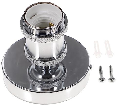 Housoutil Base De L'Ampoule Filetée Plafonniers Luminaires Extérieurs Prise De Luminaires Extérieurs Douilles Base De L'Ampoule E27 Ampoule Socket Lampe Pièces Douilles Lumières