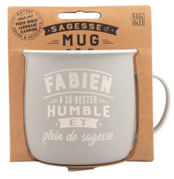 Mug Nomade - Mug à thé et café personnalisé Fabien - Cadeau pour Homme