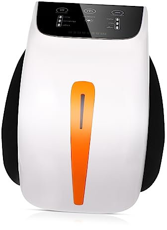 SOLUSTRE Elektrisches Wiederaufladbares Heiz-kniemassagegerät Mit Infrarot-wärmetherapie Vibrationsfunktion Flexibles Modell Touch-bedienfeld Geeignet Zur Linderung Von Knieschmerzen Kabell