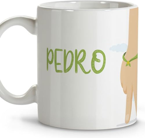 LolaPix Regalos hermano. Taza personalizada. Tazas de cafe. Regalo hermano. Regalos para hermanos. Taza cerámica 330 ml.