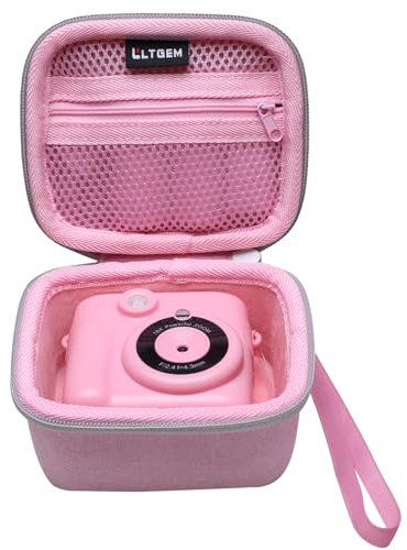 L LTGEM Kids Camera Instant Print Carrying Case for Gofunly, Hangrui, GGIE, Manttely, OPERHOO, YORKOO, Amzelas Kids Instant Digital Camera for Girl (Case Only)