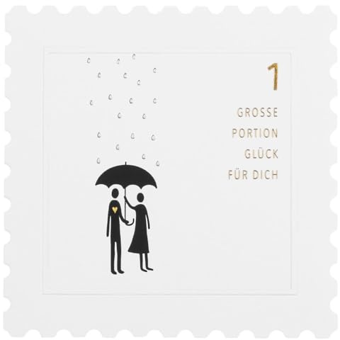 Räder Briefmarkenkarte 1 große Portion Glück
