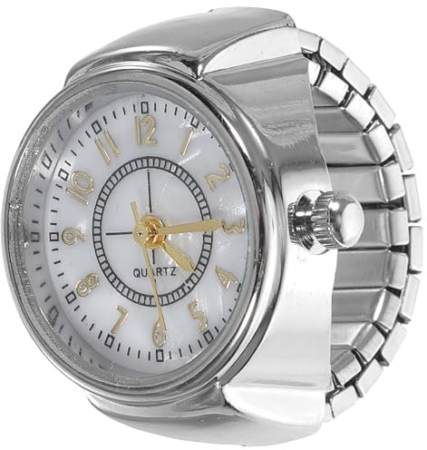 WOFASHPURET Uhren Für Damen Und Mädchen Modisch Mini-digital-fingeruhr Silberfarben Für Den Täglichen Gebrauch Und Als Dekoration