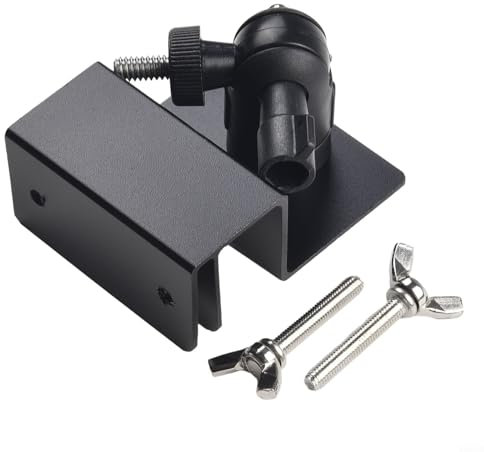 for FACULX Weatherproof Gutter Mount for Ring Solar Panel, Wall Mount Bracket Screw Adapter,Adjustable Gutter Mount For Outdoor Security Cameras (Black)
