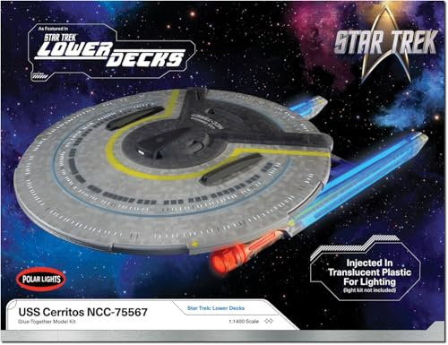 Polar Lights Star Trek: Lower Decks U.S.S. Cerritos Modellbausatz im Maßstab 1:1400