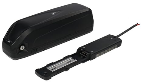 VBVAIQAD 48v 52v 13ah Hailong ebike Batterie Lithium - ION Monobloc avec Chargeur Batterie de vélo Emplacement pour Moteur 250W- 750w Sortie ave. USB, résistant aux éclaboussures, (52V13AH)