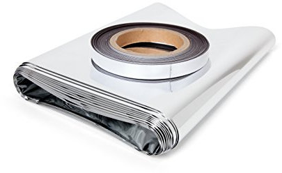 EcoSavers Insulation Foil with Magnet Tape for Installation Behind The Radiator - Silver
