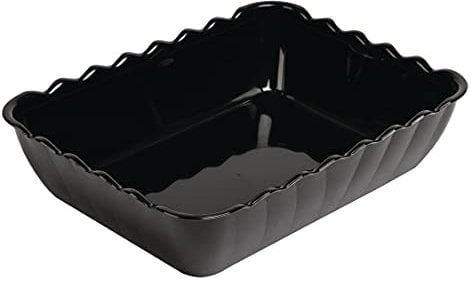 Olympia Kristallon Grand Saladier SAN Noir - 4.25Ltr 335x255x85mm