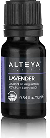 Alteya Organic Lavender Oil (Lavandula Angustifolia) 10 ml - 100% USDA Certified Organic Pure Natural Lavender Essential Oil Sold Directly by The Lavender Grower and Distiller Alteya Organics