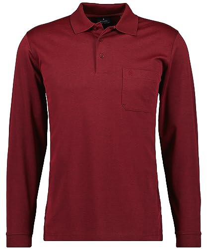 Ragman Herren-Poloshirt, Rot, 6XL