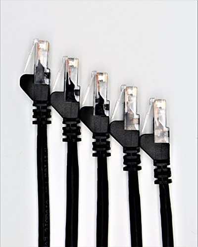 RGB Networks Ltd 5-Pack 3.0m RJ45 Cat 6 Ethernet Patch LAN Network Cable (5-Colour Bundle) - R1300A (3.0, Black)