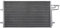 1x condensatore aria condizionata refrigeratore aria condizionata condensatore aria condizionata 628 x 374 x16