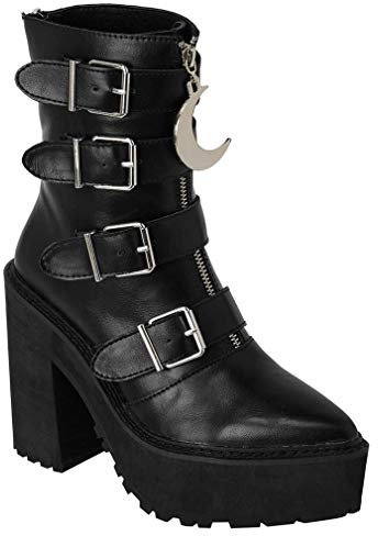 Killstar Plateaustiefel - Sorceress Boots 36