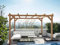 Maderland Pergola en Bois 400x300cm. Tonnelle carport de Jardin