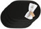 Westmark Tischsets/Platzsets, 4 Stück, 45,5 x 29 cm, Vinyl, Schwarz, Saleen Edition: Fun