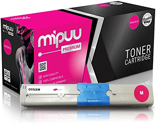 Mipuu Toner kompatibel zu Oki 46508710 (Magenta) für C332 C332dn C332dnw MC 363 MC363 MC363dn MC363dnw Drucker