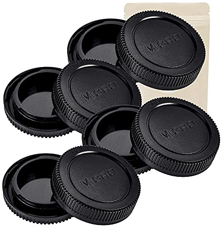 4x M4/3 BACK Lens Plug for 4/3 Micro Mount Lens + 4x M4/3 B Cover Cap Micro Mount Case Cover 4/3 - Adaptout French Brand