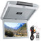 aqxreight - Écran de moniteur au plafond de 11,6 pouces - Moniteur de montage sur le toit de voiture panoramique Hi-Res 1920x1080p, écran rabattable pour véhicule avec émetteur FM, USB/TF, H-D-M-I,